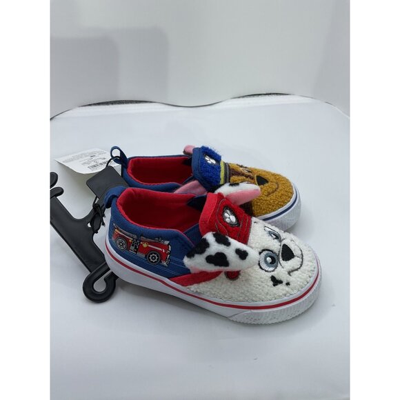 Paw Patrol Toddler Boys Plush Character Sneakers Featuring Chase & Marshall Desi - Picture 3 of 4